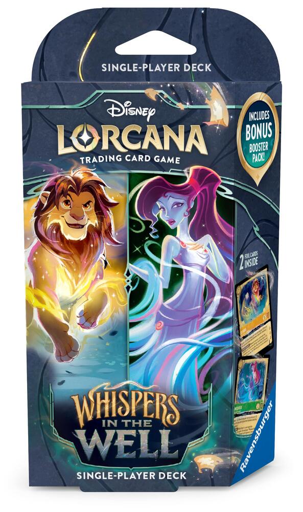 Disney Lorcana TCG - Whispers in the Well: Starter Deck (Amber & Emera Disney Lorcana TCG - Whispers in the Well: Starter Deck (Amber & Emera