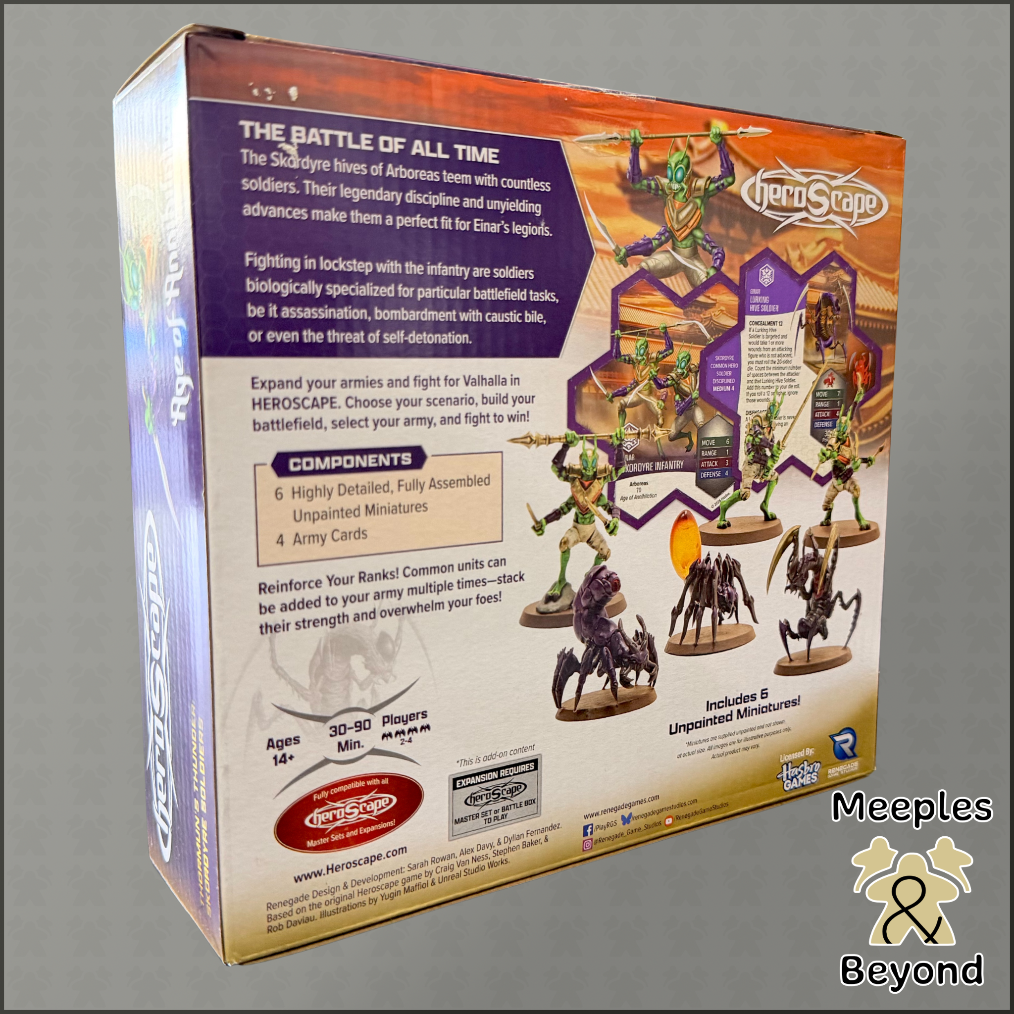 Heroscape: Skordyre Soldiers Common Army Expansion (Unpainted)