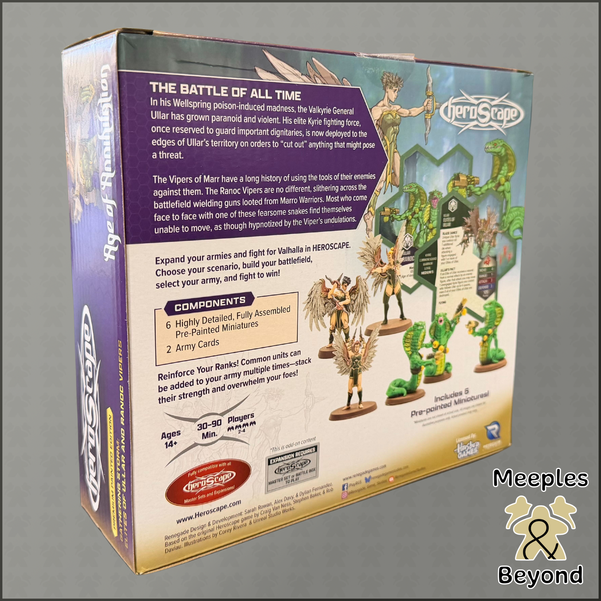 Heroscape: Elites of Ullar and Ranoc Vipers Expansion (Painted)