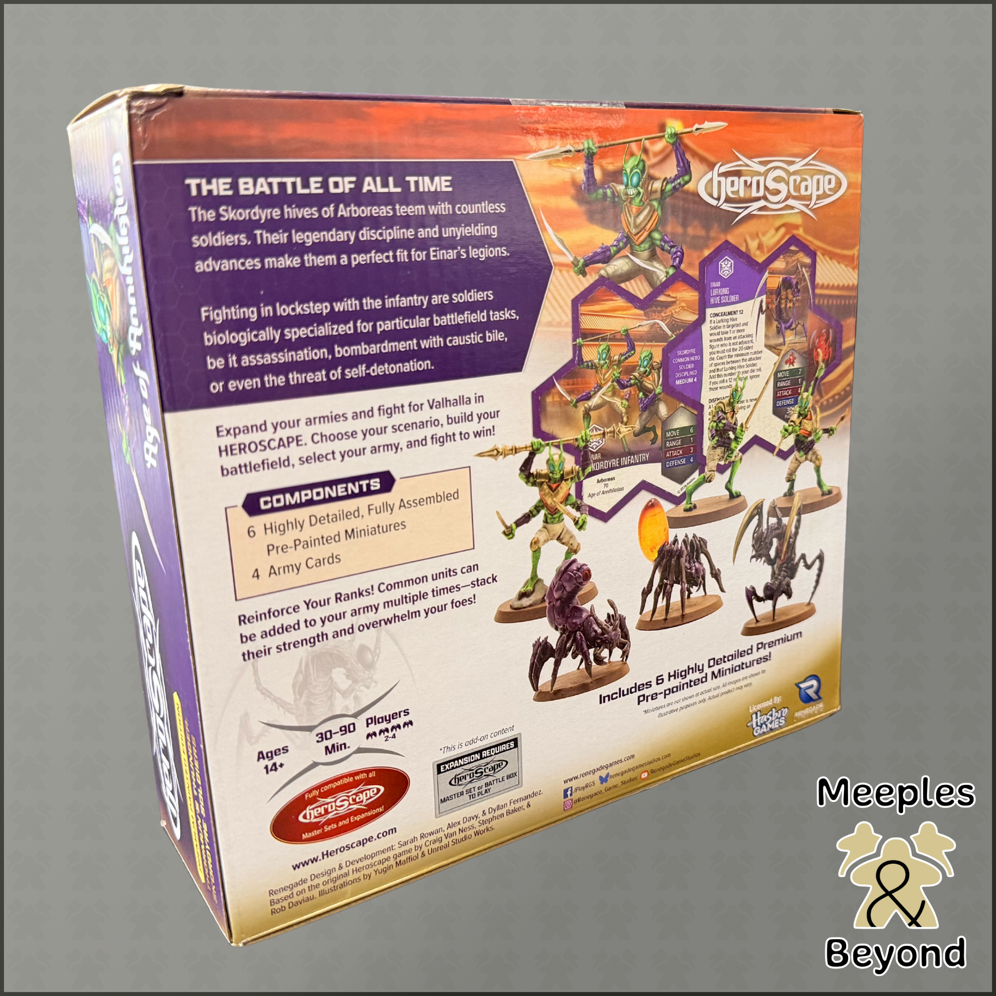 Heroscape: Skordyre Soldiers Common Army Expansion (Painted)