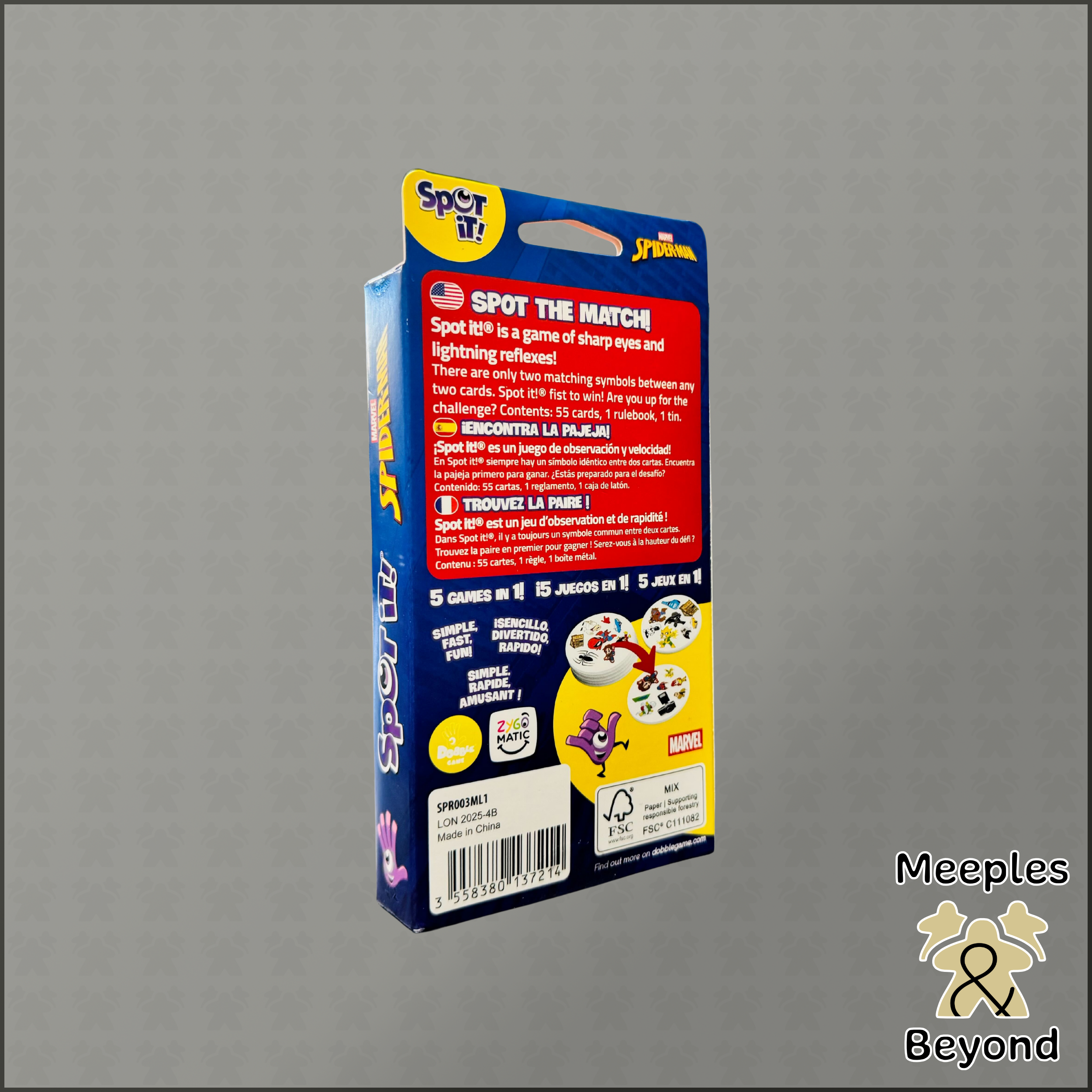 Spot It! - Spiderman Eco Blister