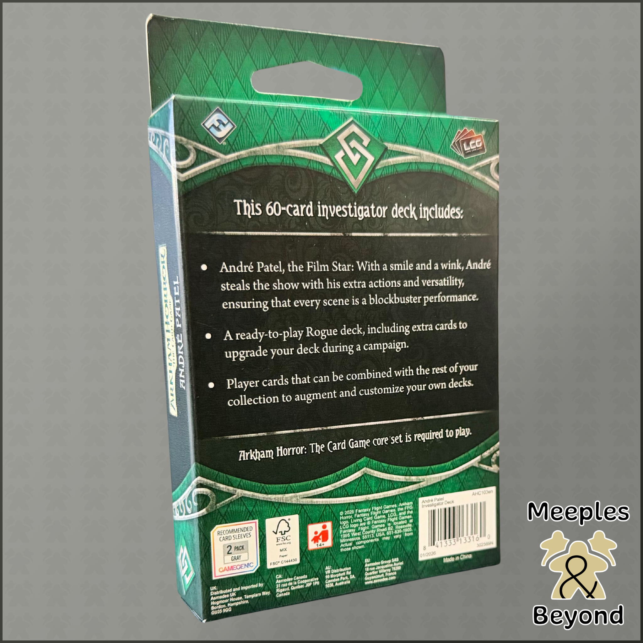 Arkham Horror The Card Game - André Patel Investigator Deck
