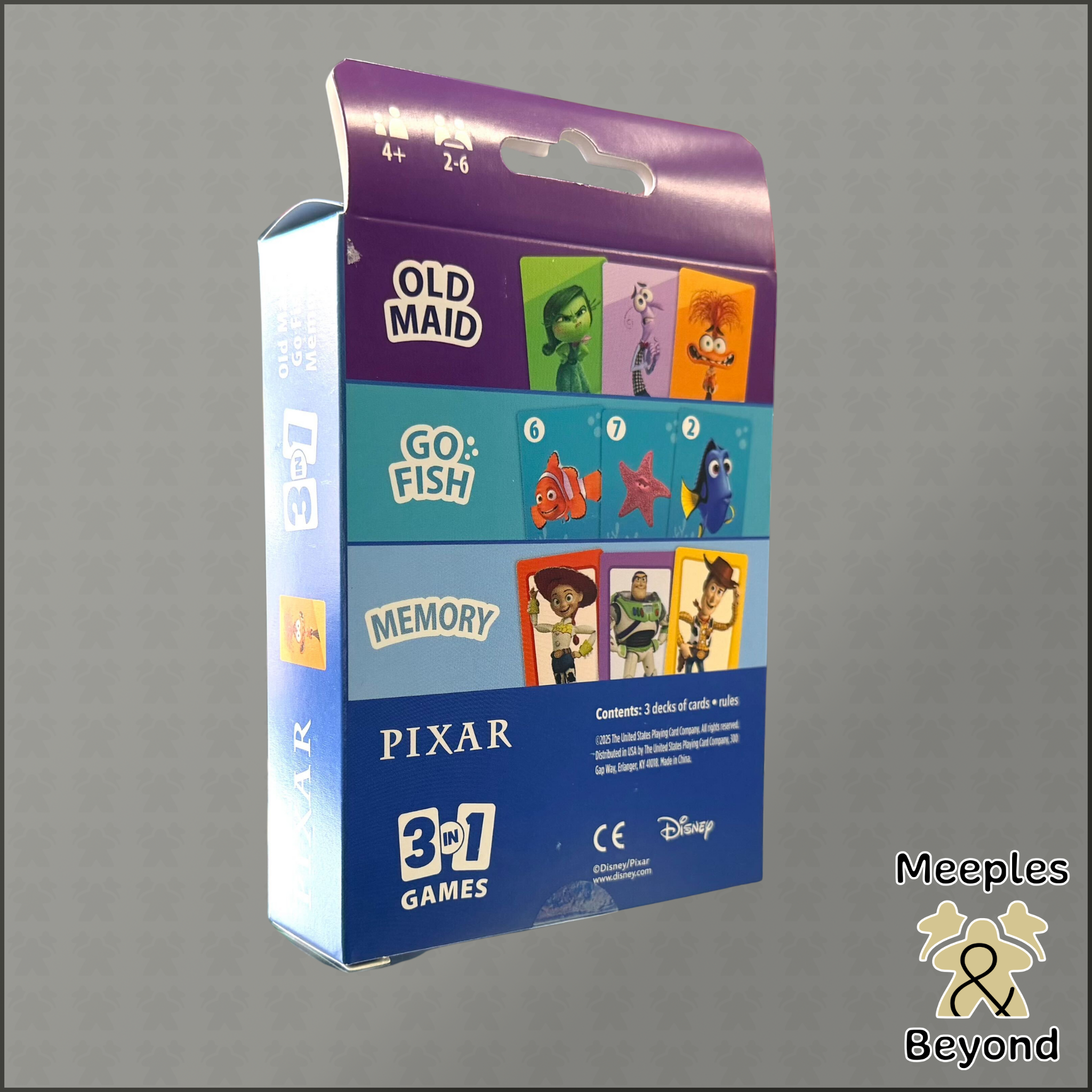 Bicycle: Disney - Pixar 3 in 1 Games Set